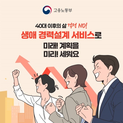 고용노동부, '생애 경력설계 서비스'로 미래 계획 미리 세워요! 기사 이미지