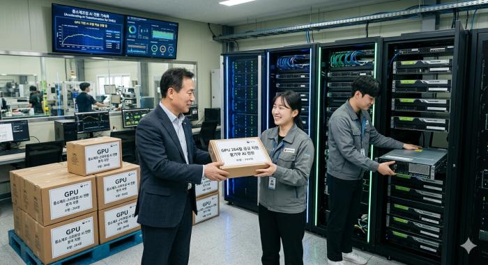 중기부, 중소제조·스타트업에 GPU 264장 공급… AI 전환 본격 지원