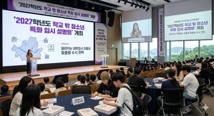 서울특별시학교밖청소년지원센터 ‘2027학년도 학교 밖 청소년 특화 입시 설명회’ 개최