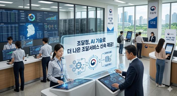 조달청, AI 기술로 더 나은 조달서비스 신속 제공 !