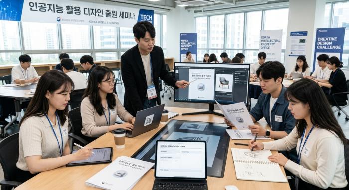 창작 디자인 출원가이드 공개… 인공지능 활용 디자인 출원 절차 안내
