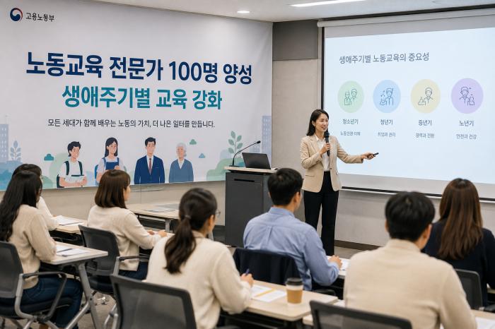 노동교육 전문가 100명 양성… 생애주기별 교육 강화